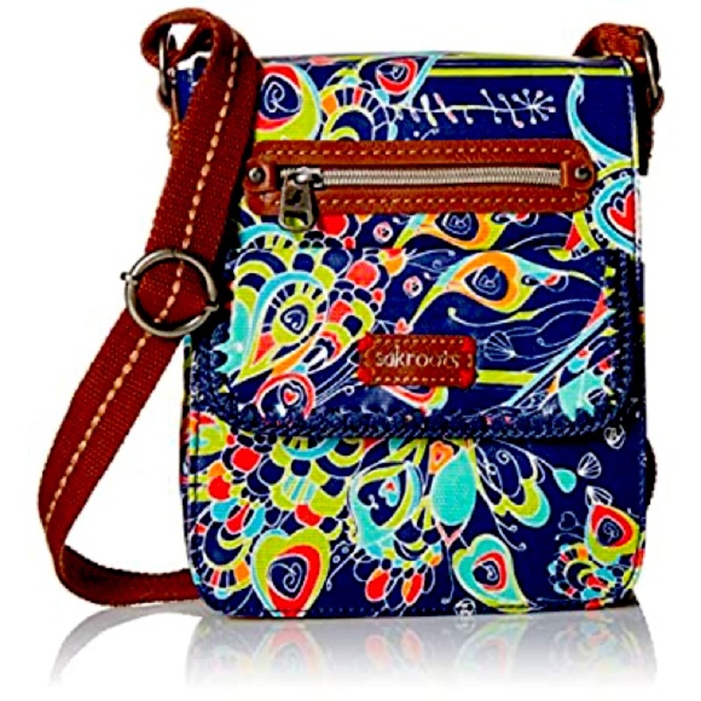 The SAK Artist Circle Small Flap Messenger Cross Body